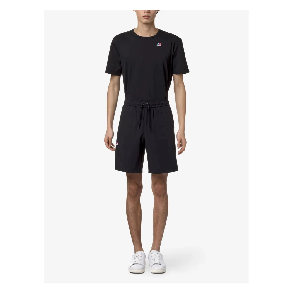 K-way Zuivere Zwarte Reisstijl Black Heren