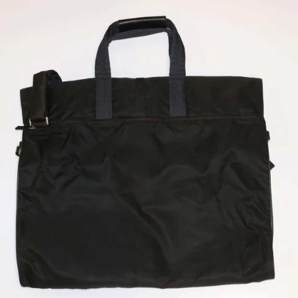 Prada Vintage Pre-owned Nylon travel-bags Black Dames