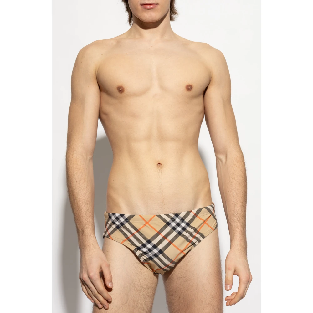 Burberry Zwembroek Brown Heren