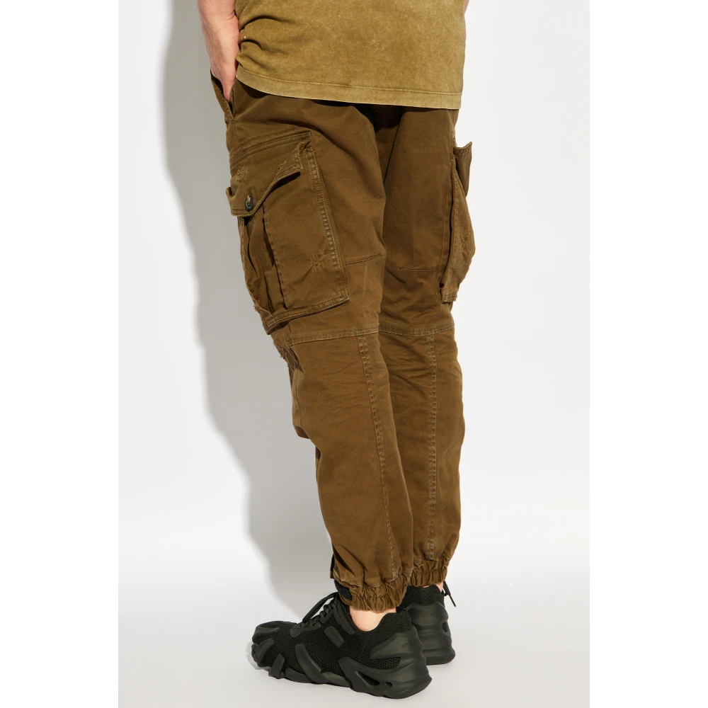 Dsquared2 Ripped Cyprus Broek Brown Heren