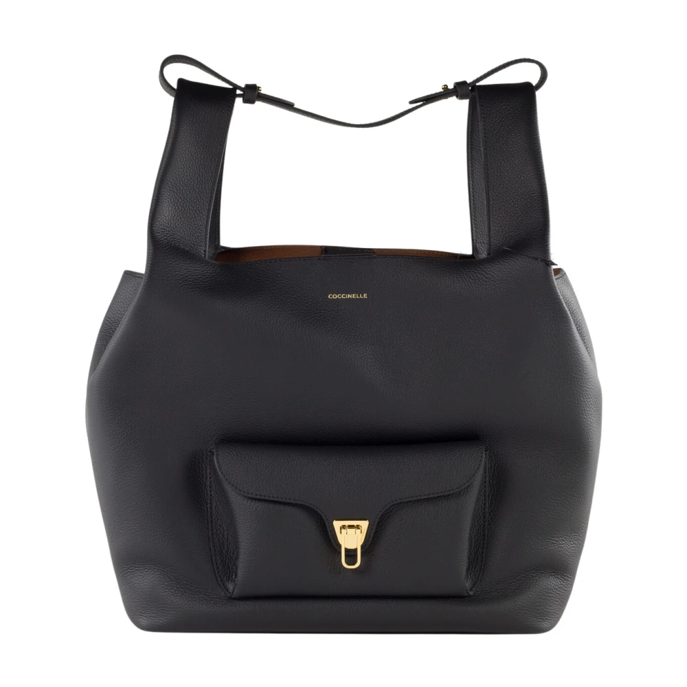 Coccinelle Women's Black Shoulder Bags, One Size, Beat Generation Shopping Bag