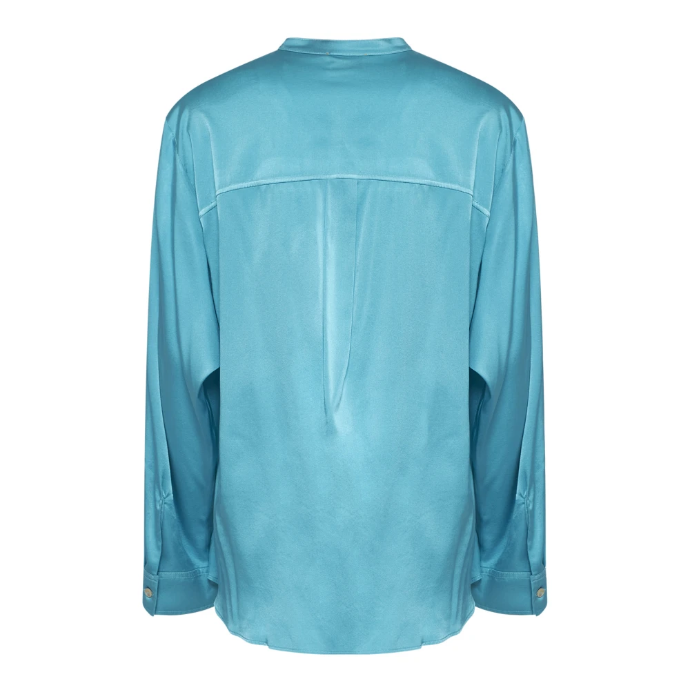 Forte Elegante Overhemden Collectie Blue Dames