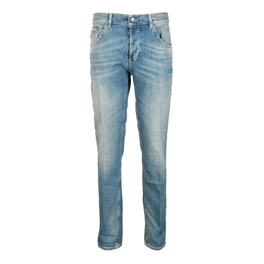 Dondup Ritchie Knoopsluiting Jeans Blue Heren