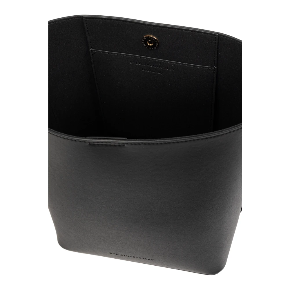 Stella Mccartney Frayme Bucket Tas Black Dames