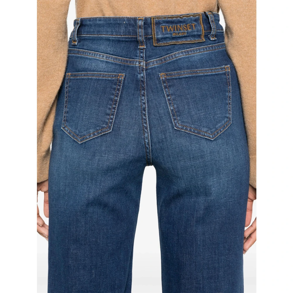 Twinset Mid-Seasonal Fit Denim Jeans Blue Dames
