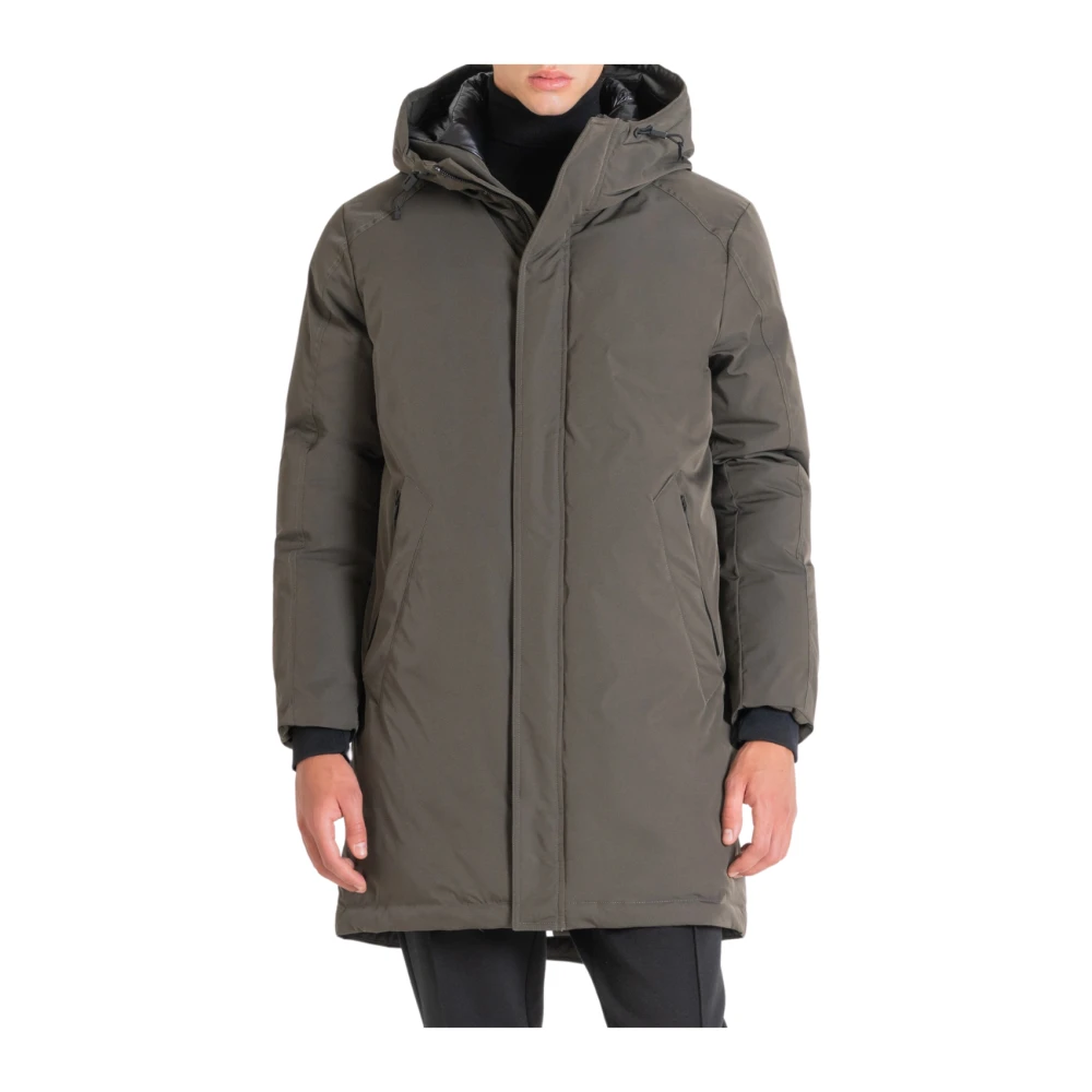 Antony Morato Donkergroene Jas Regular Fit Green Heren