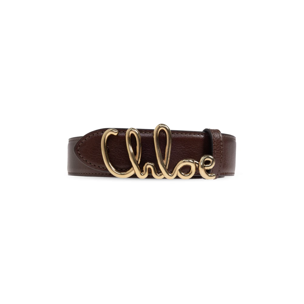 Chloé Brown Belts, Female, S, Iconic Belt