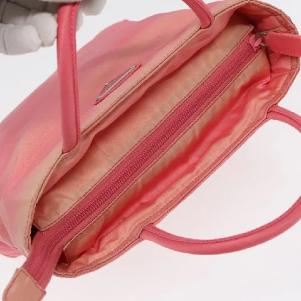 Prada Vintage Pre-owned Leather handbags Pink Dames