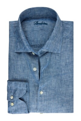 blue-linen-slim-fit-shirt