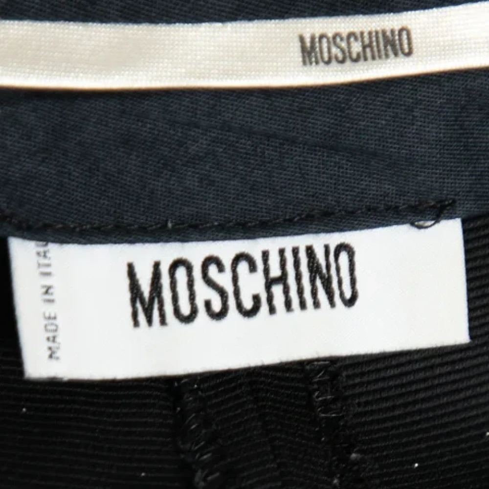 Moschino Pre-Owned Pre-owned Fabric bottoms Black Dames