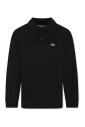 polo-noir-a-manches-longues
