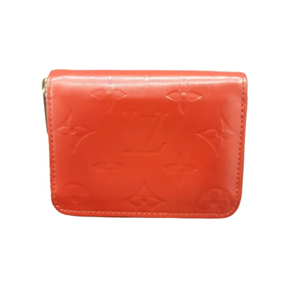 Louis Vuitton Vintage Pre-owned Canvas wallets Orange Dames
