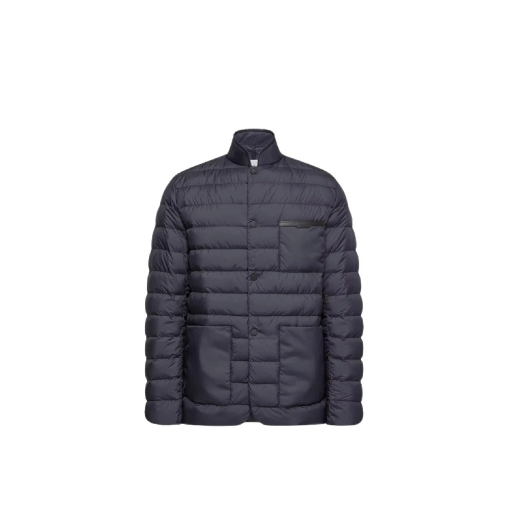 Moncler Men's Blue Winter Jackets, L, Kenai Mid-Length Down Jacket