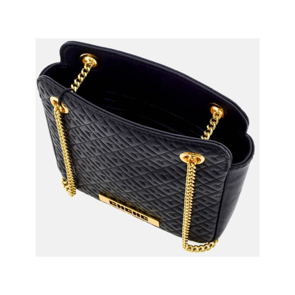 Carolina Herrera Soufflé Gewatteerde Leren Schoudertas Black Dames