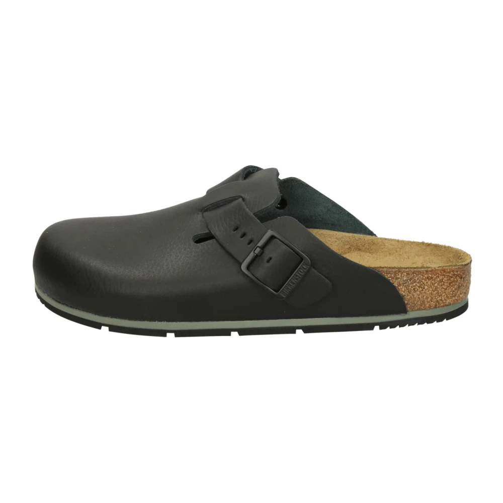 Birkenstock Black Boston Pro - Male - Mules - 10 Uk - Shoes