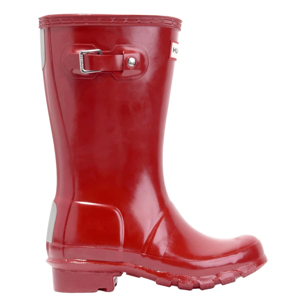 Hunter Unisex Kids Red Kids Wellies, 32 Eu, Gloss Wellington Boots