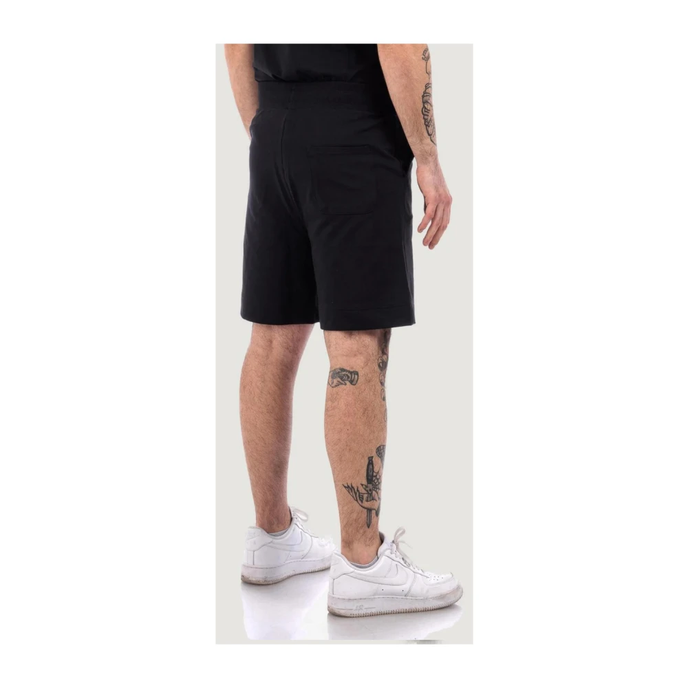 Love Moschino Zwarte Sportieve Shorts Black Heren