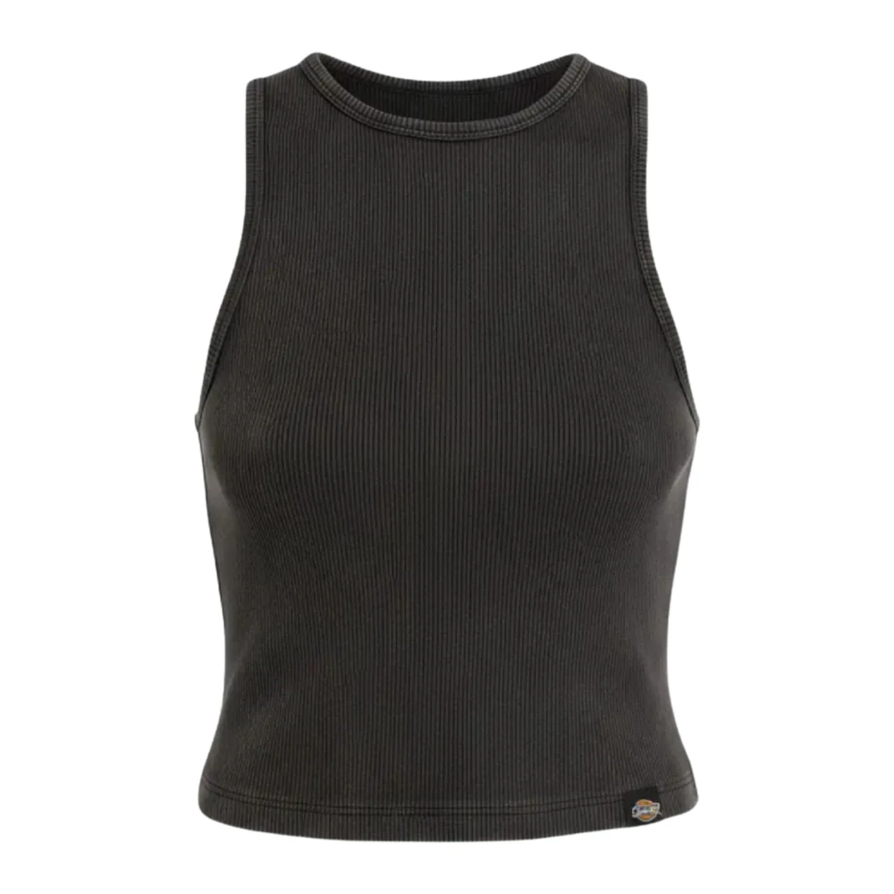 Dickies Women's Black Sleeveless Tops, Xs, Plentywood Gd Vest W