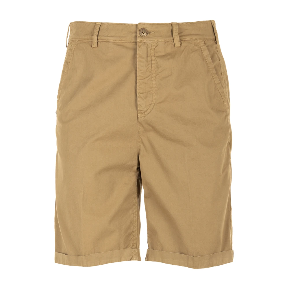 40Weft Beige Chino Bermuda Shorts Beige Heren