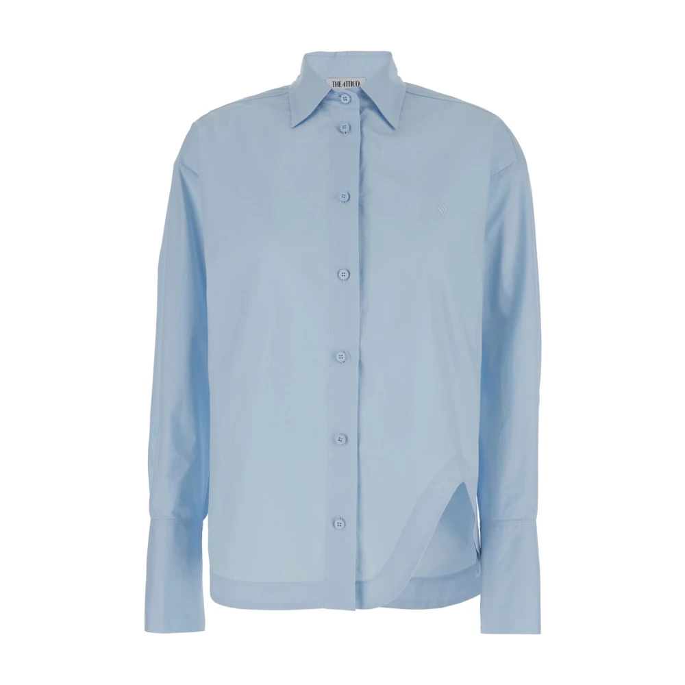 The Attico Blauwe Elisa Shirt Blue Dames