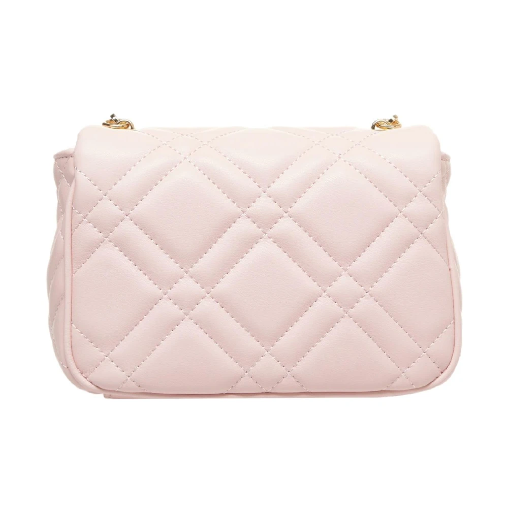 Love Moschino Roze Gewatteerde Schoudertas Pink Dames