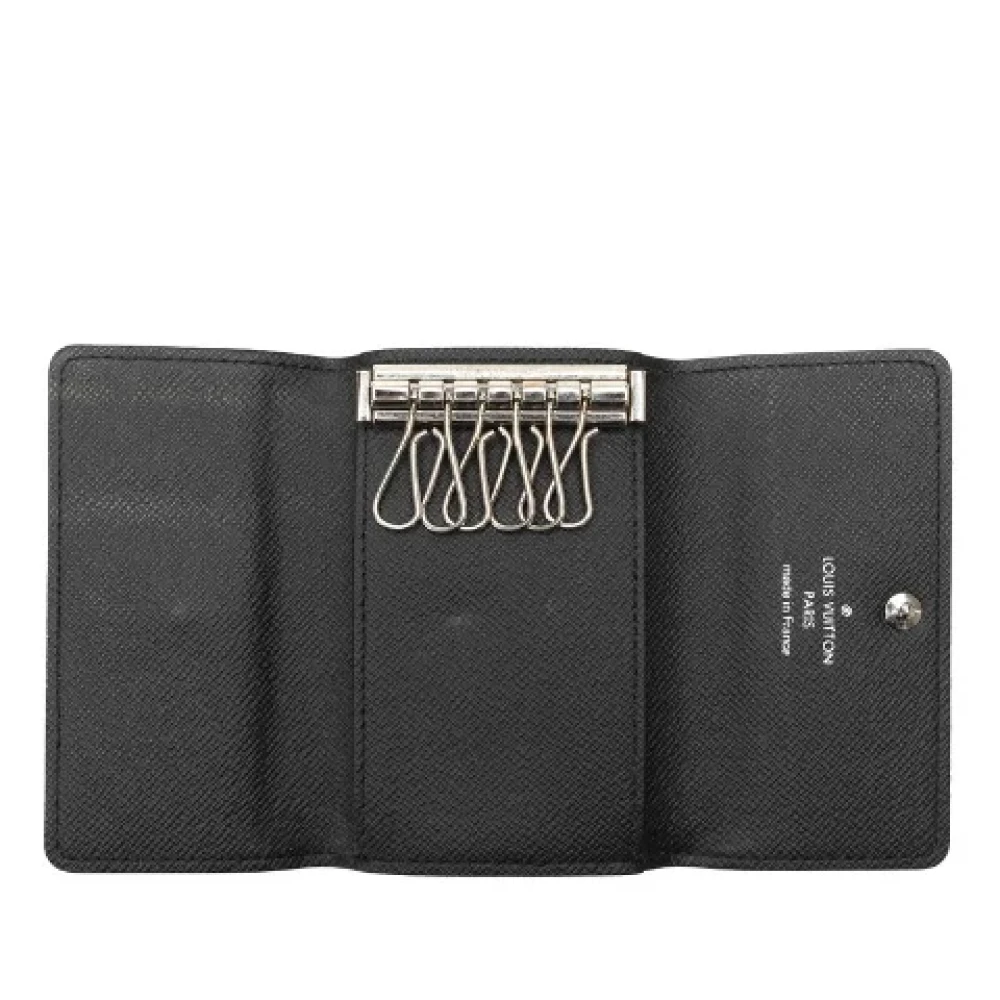 Louis Vuitton Vintage Pre-owned Canvas key-holders Black Dames