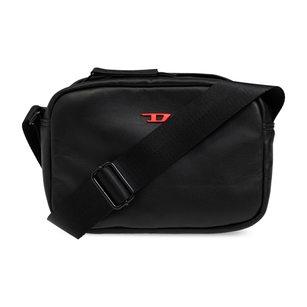 Diesel Schoudertas Kamera Black Unisex