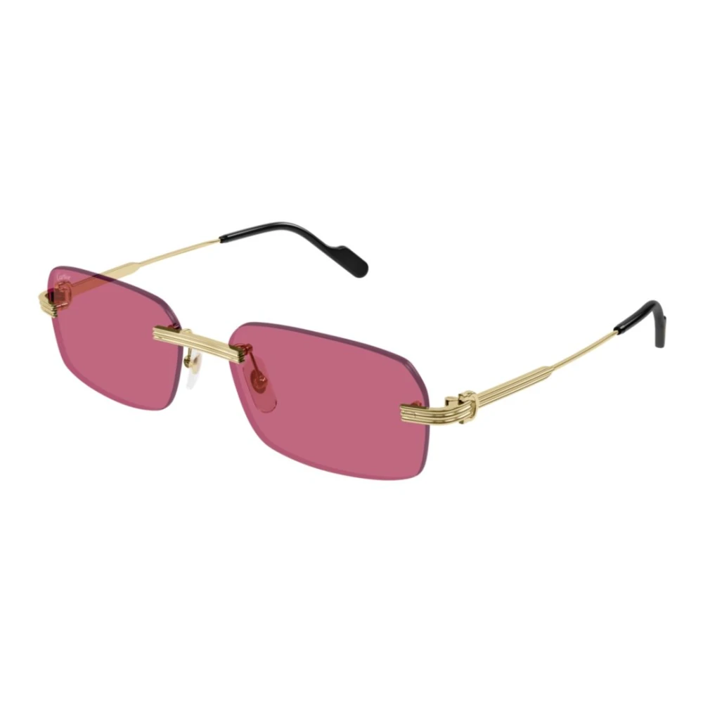 Cartier Unisex Yellow Sunglasses, 58 Mm, Stylish Sunglasses For Chic Look
