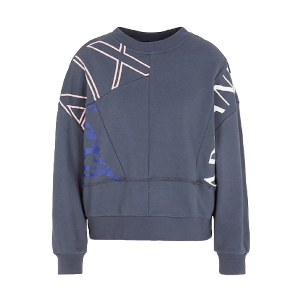 Armani Exchange Unieke Grijze Trui voor Vrouwen Gray Dames