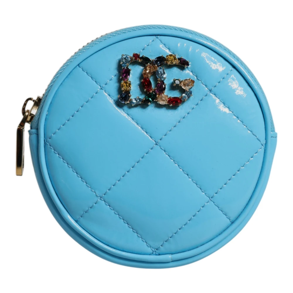Dolce & Gabbana Women's Light/Blue Lamb Leather Coin Purse