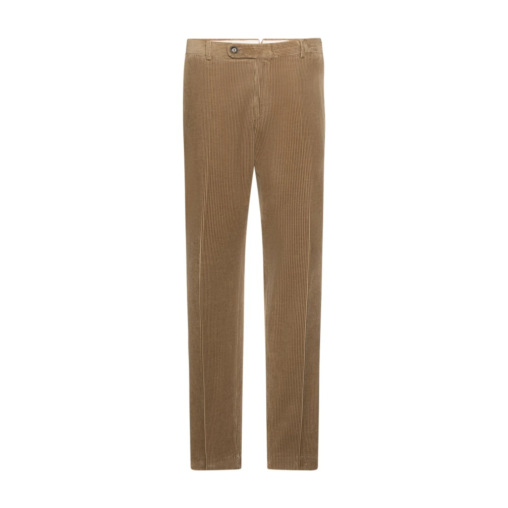 Windsor Ribfluwelen Broek voor Dagelijkse Stijl Brown Heren