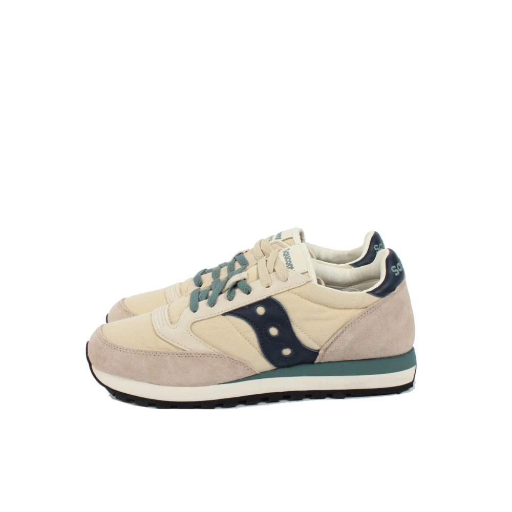 Saucony Tan/Navy Jazz Original Sneakers Beige, Herr