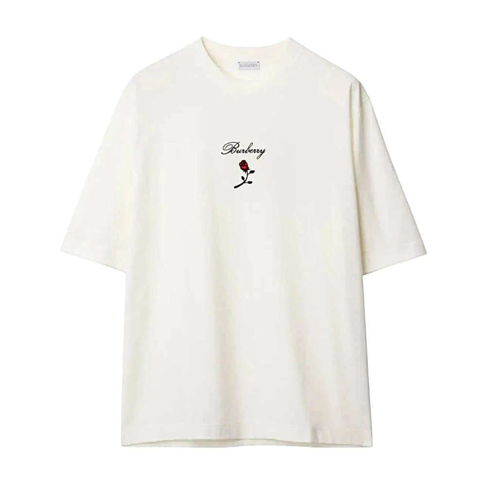 Burberry Casual Katoenen T-shirt White Heren