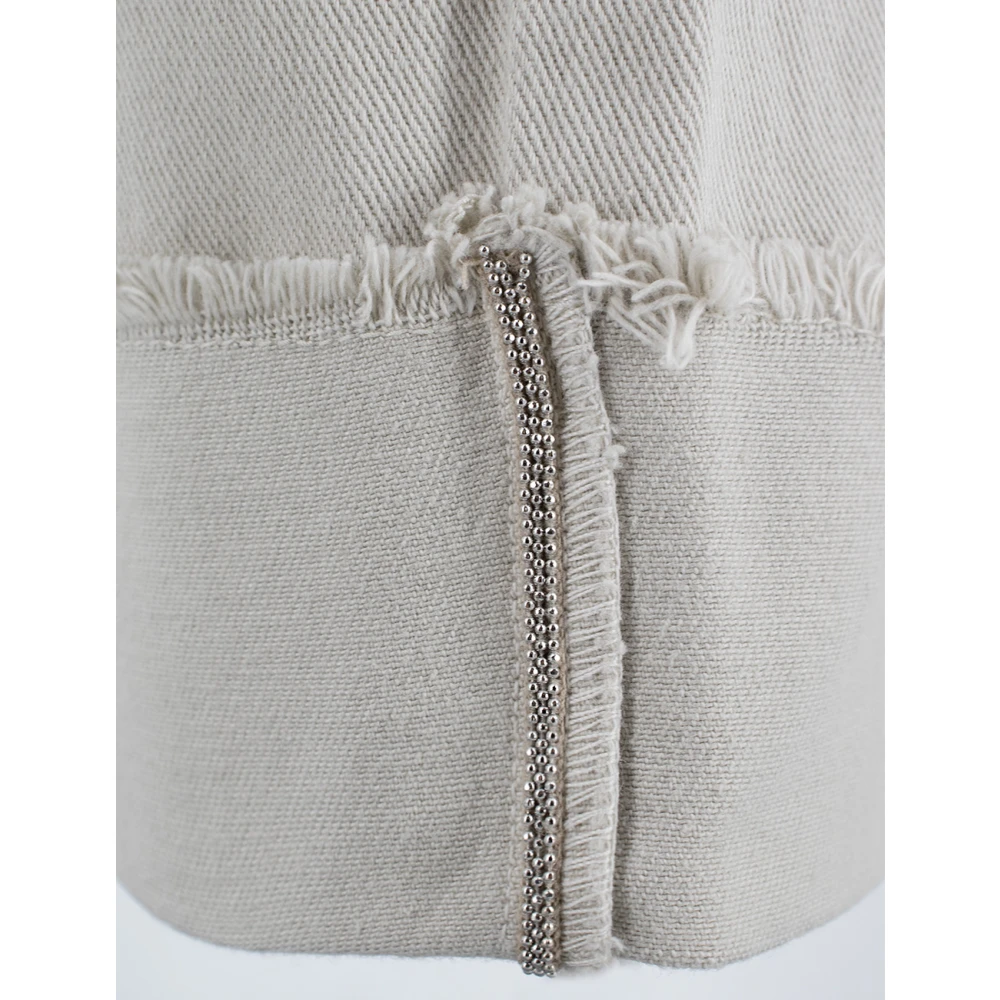 Panicale Jewelled High-Waisted Broek Gray Dames