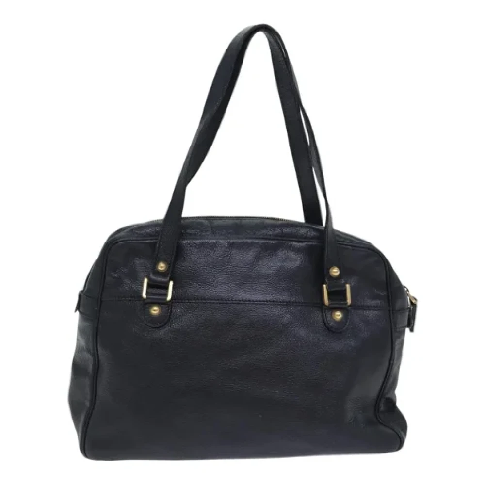 Gucci Vintage Pre-owned Leather gucci-bags Black Dames