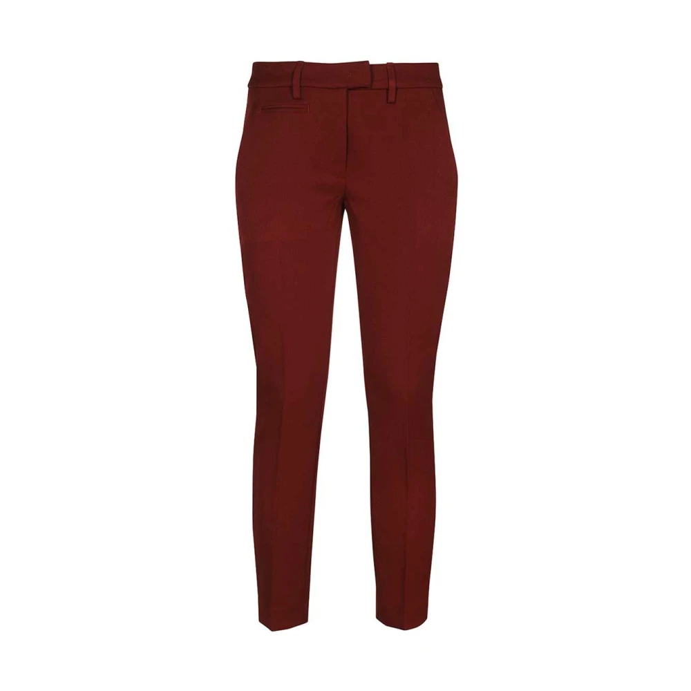 Dondup Elastische stoffen broek Red Dames