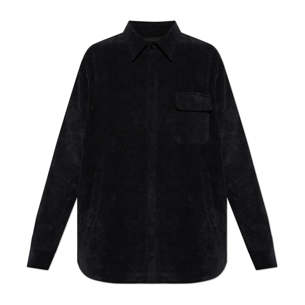 Dolce & Gabbana Zwarte Overhemden Aw24 Herenkleding Black Heren