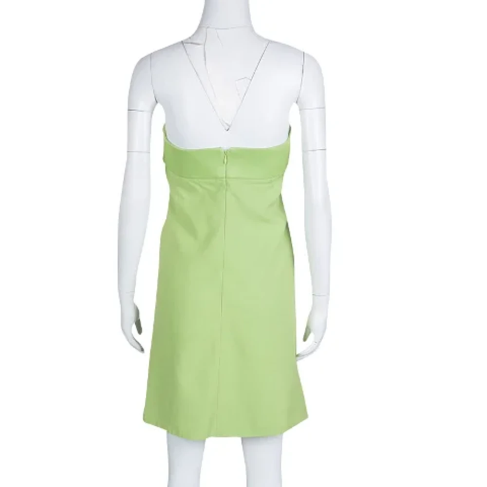 Armani Pre-owned Fabric dresses Green Dames