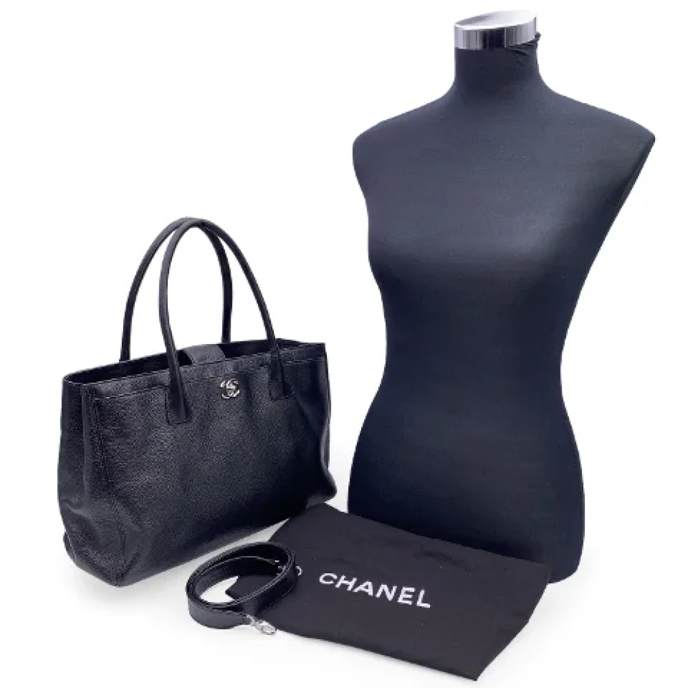 Chanel Vintage Pre-owned Leather chanel-bags Black Dames