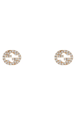 YBD729408001 - Örhängen i 18kt rosa guld och diamanter