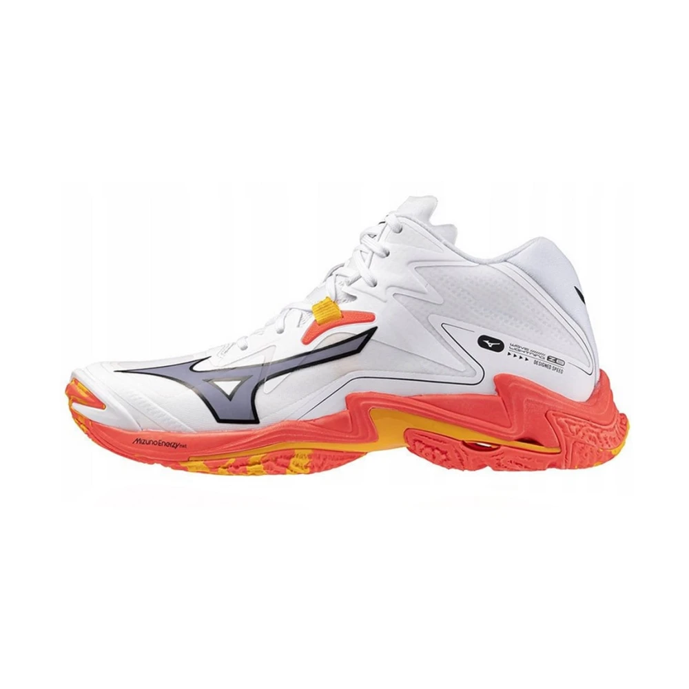 Mizuno Wave Lightning Z8 Mid Heren Schoenen Wit