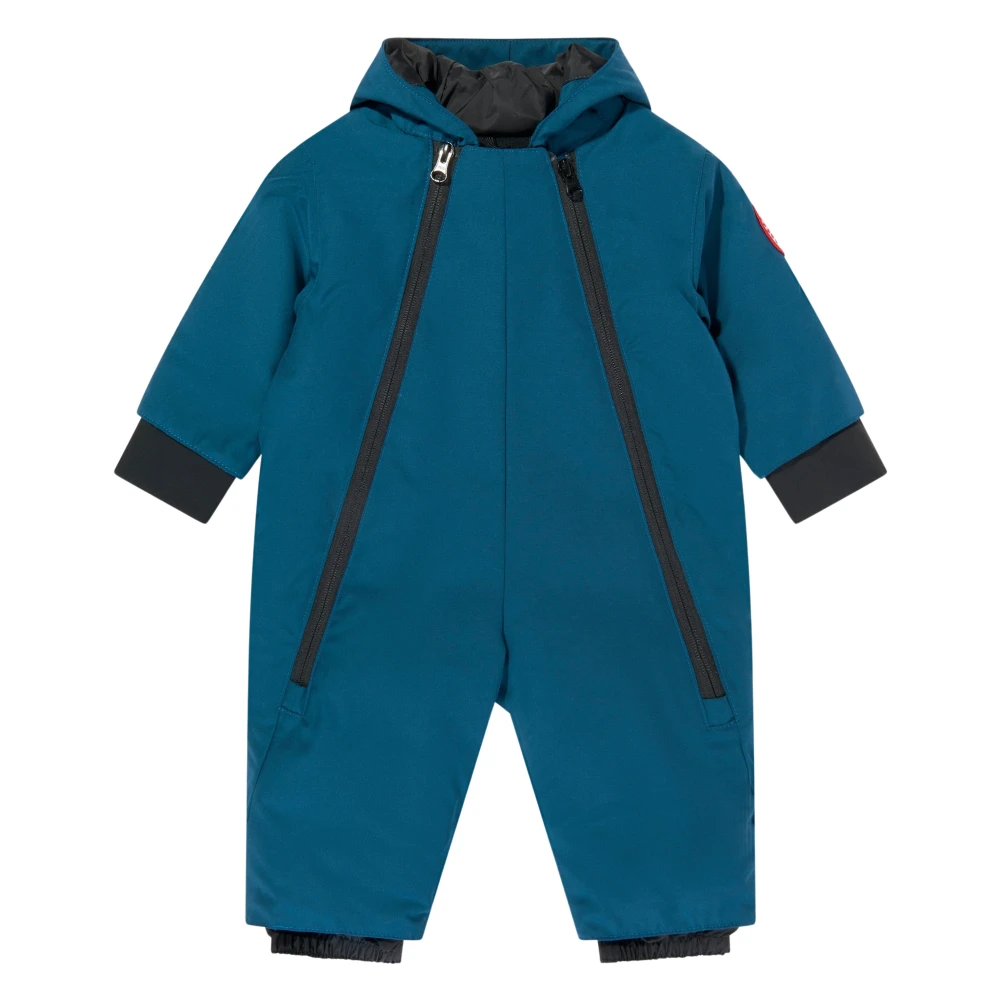 Canada Goose Unisex Blue Down Padded Lamb Snowsuit