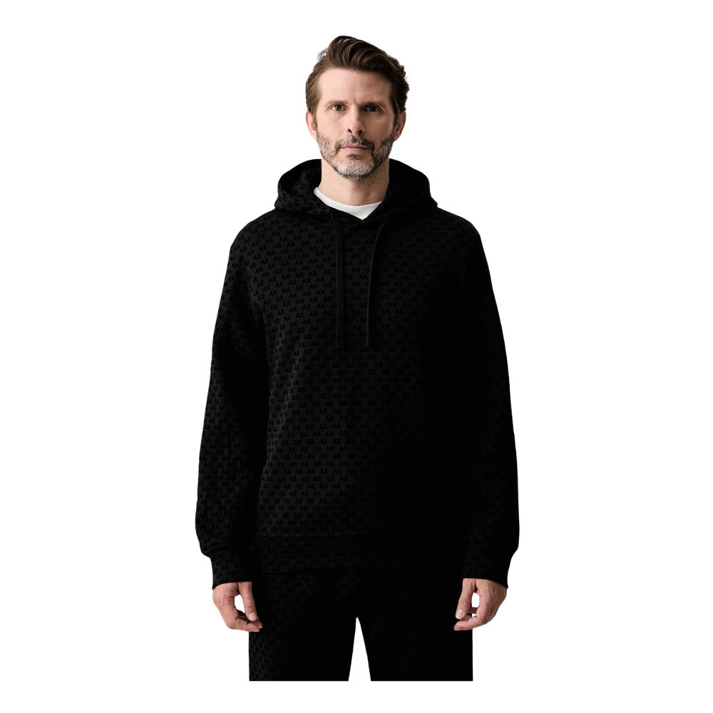 Armani Exchange Felpa Regular Fit In Cotone Elasticizzato - Immagine 2