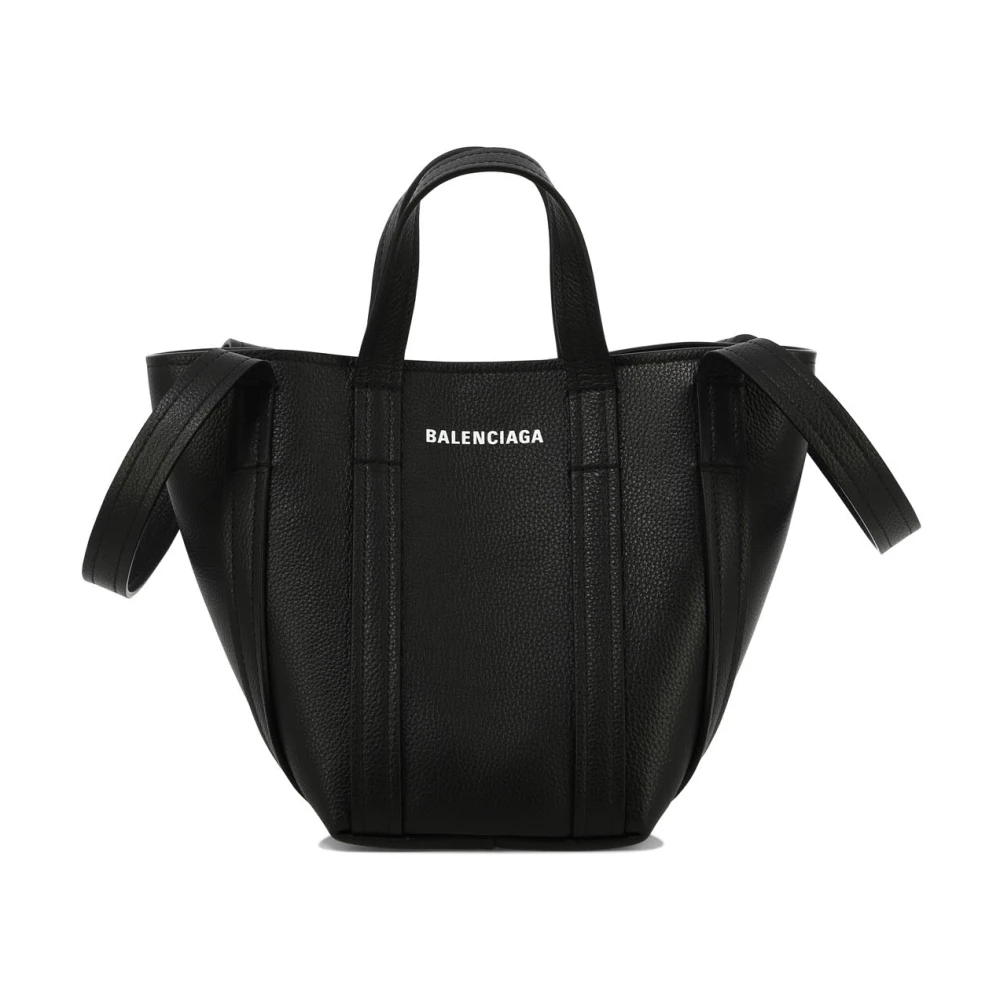 Balenciaga Everyday Noord-Zuid XS shopper tas Black Dames