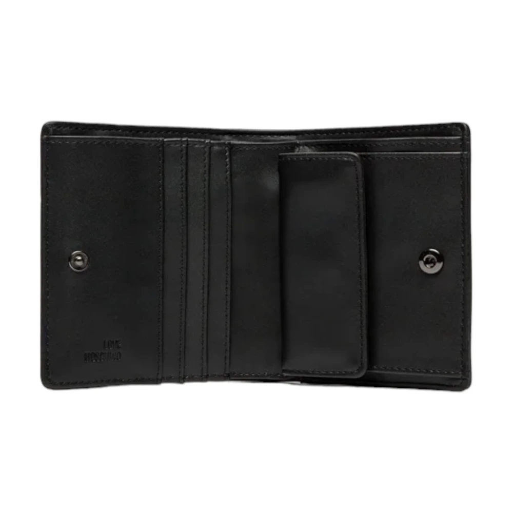 Love Moschino Ritsportemonnee Black Dames