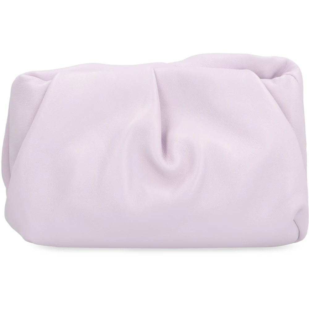 Burberry Roze Leren Clutch Purple Dames