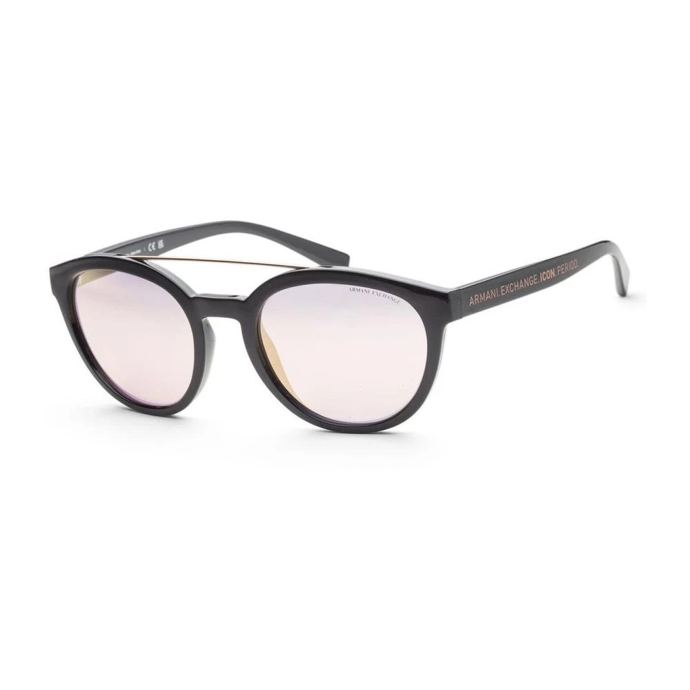 Armani Exchange Unisex Black Resin Frame Stylish Sunglasses