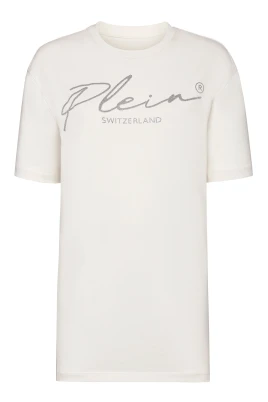T-shirt Round Neck SS Crystal Signature
