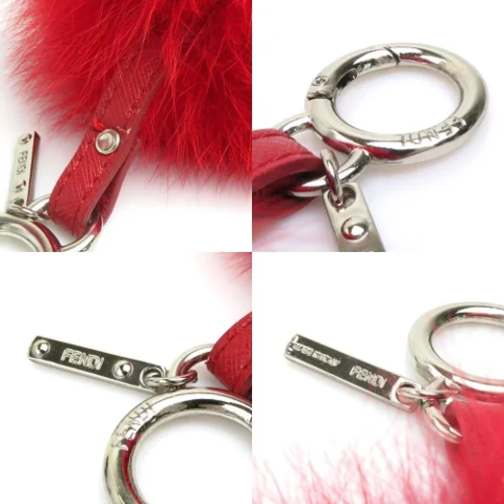 Fendi Vintage Pre-owned Fabric key-holders Red Dames