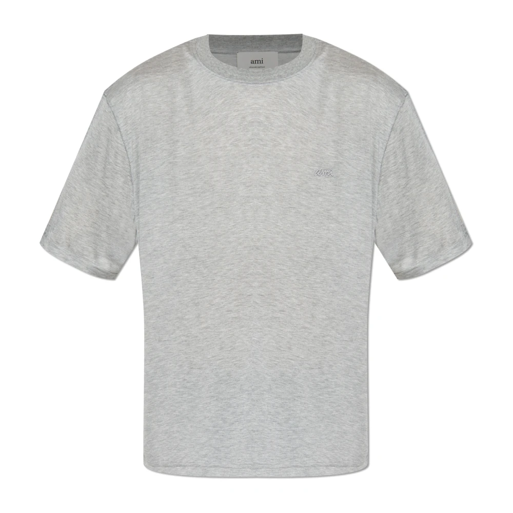 Ami Paris Unisex Grigio Top, Xs, New,
